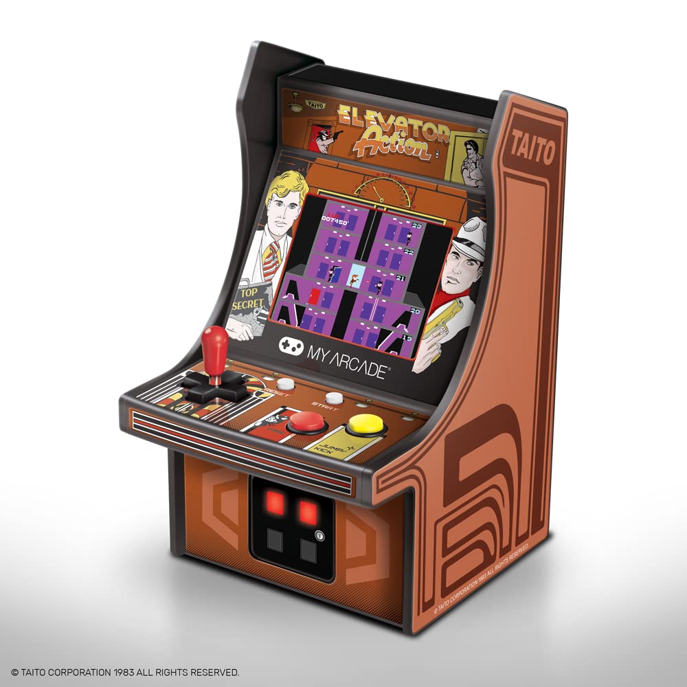 My Arcade Micro Jugador Elevator Action Mini Cabina Retro My Arcade Micro Jugador Elevator Action Mini Cabina Retro